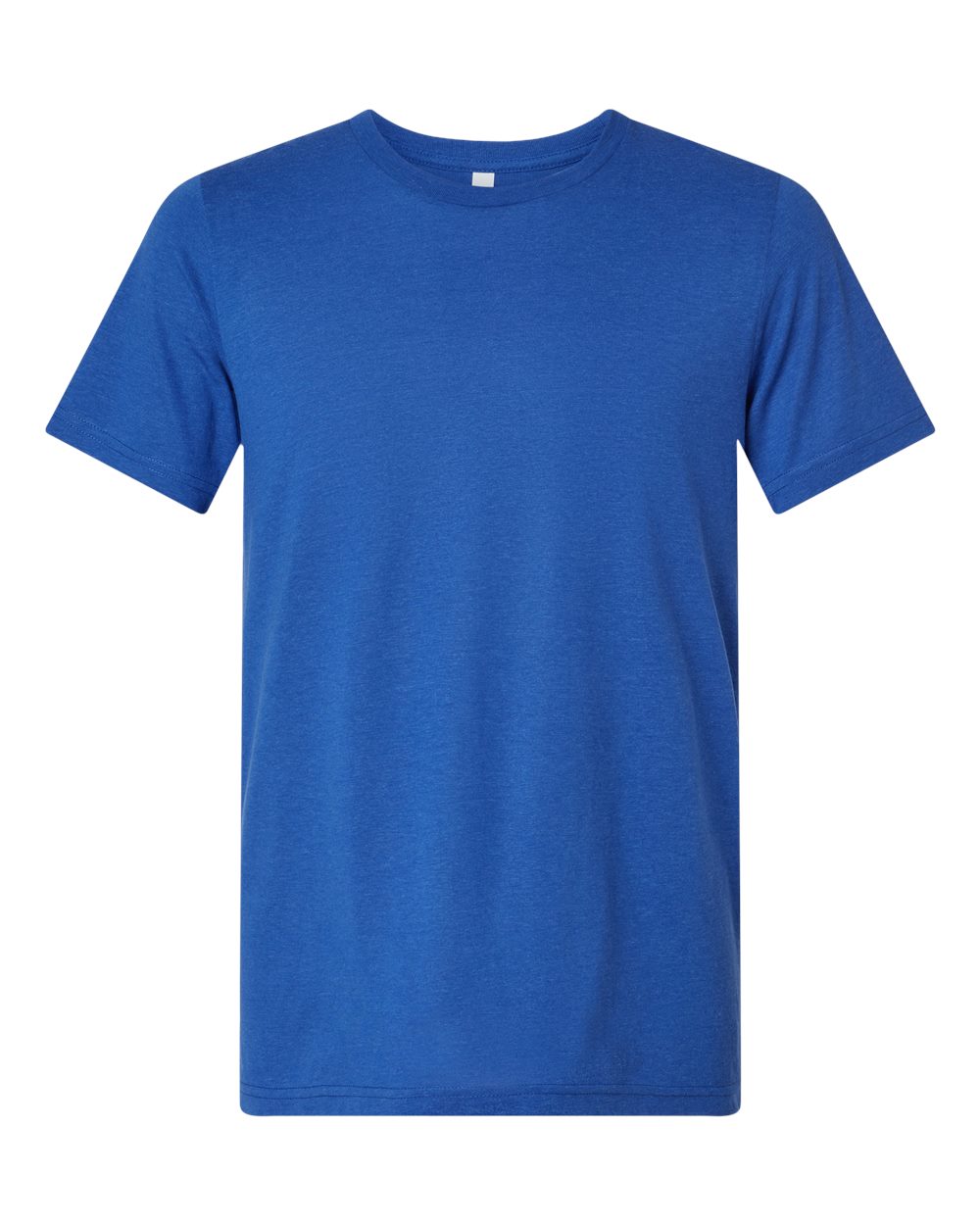 Triblend Tee - Front - B84706432 - Solid True Royal Triblend