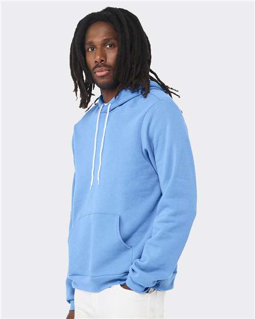 Sponge Fleece Hoodie - OnModelSide - B86306052 - Carolina Blue