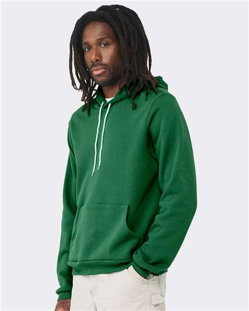Sponge Fleece Hoodie - OnModelSide - B86306222 - Kelly
