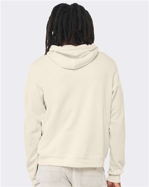 Sponge Fleece Hoodie - OnModelBack - B86306232 - Natural