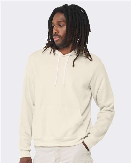 Sponge Fleece Hoodie - OnModelSide - B86306232 - Natural