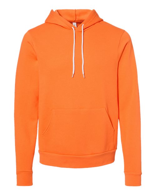 Sponge Fleece Hoodie - Front - B86306242 - Orange