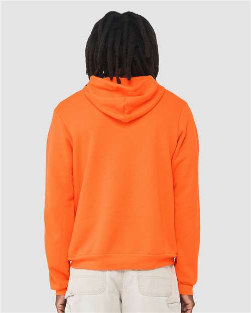Sponge Fleece Hoodie - OnModelBack - B86306242 - Orange