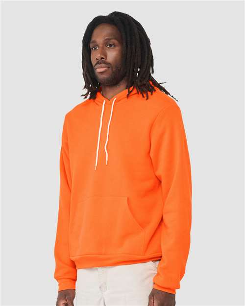 Sponge Fleece Hoodie - OnModelSide - B86306242 - Orange