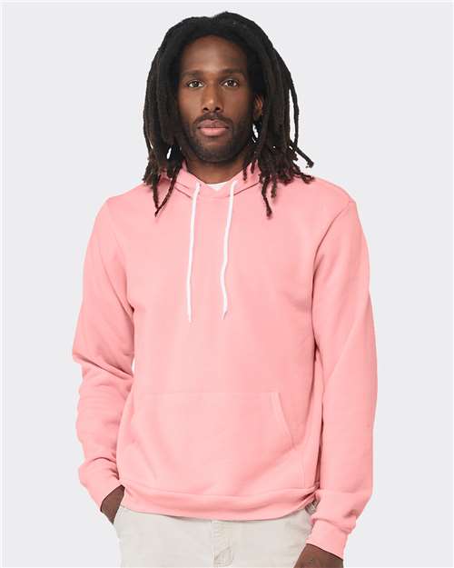 Sponge Fleece Hoodie - OnModelFront - B86306252 - Pink