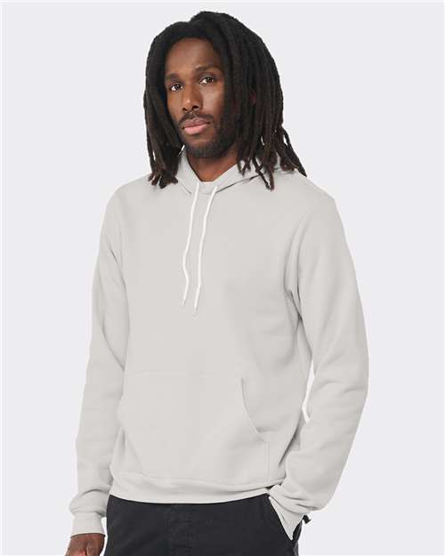 Sponge Fleece Hoodie - OnModelSide - B86306262 - Silver