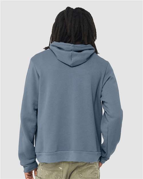 Sponge Fleece Hoodie - OnModelBack - B86306272 - Steel Blue