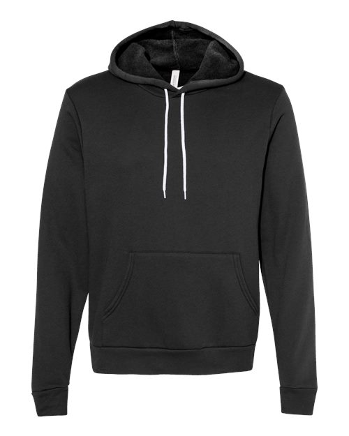 Sponge Fleece Hoodie - Front - B86306282 - Vintage Black