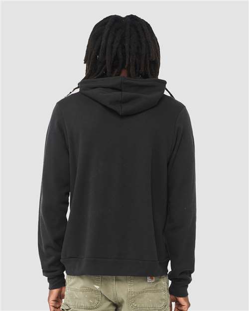 Sponge Fleece Hoodie - OnModelBack - B86306282 - Vintage Black