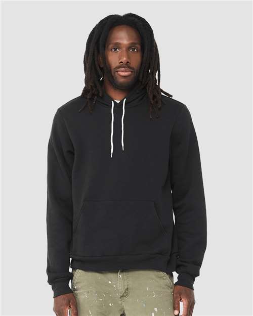 Sponge Fleece Hoodie - OnModelFront - B86306282 - Vintage Black