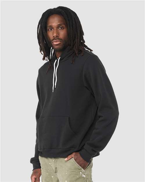 Sponge Fleece Hoodie - OnModelSide - B86306282 - Vintage Black