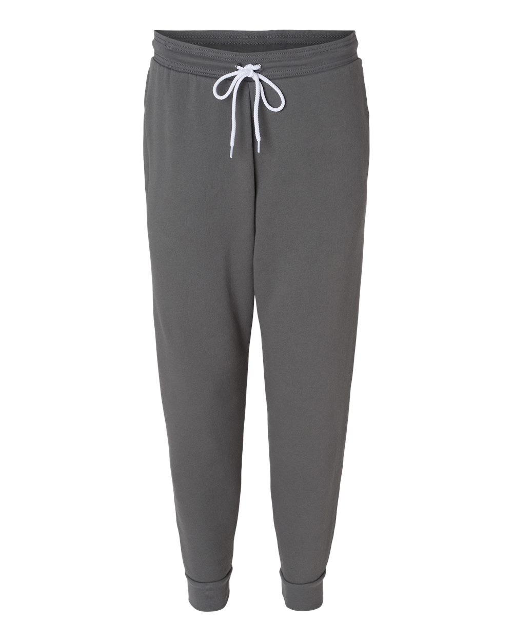 Unisex Sponge Fleece Jogger Sweatpants - Front - B36806592 - Asphalt