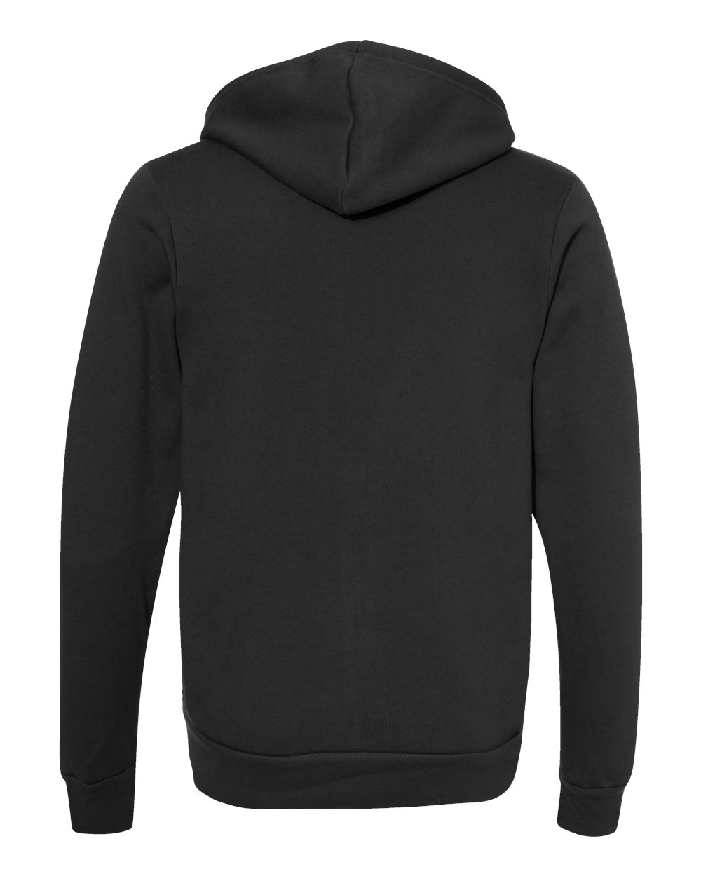 Sponge Fleece Full-Zip Hoodie - Back - B80406222 - Vintage Black