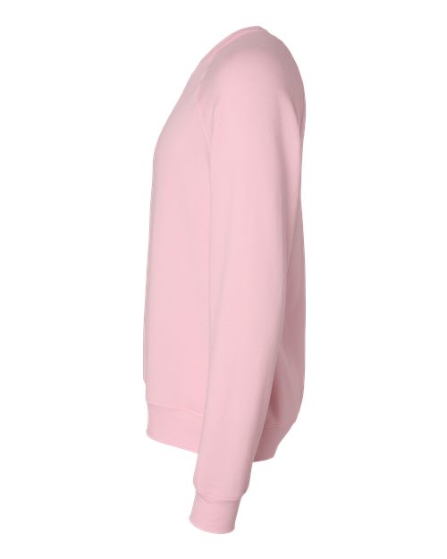 Sponge Fleece Raglan Crewneck Sweatshirt - DirectSide - B85106122 - Pink