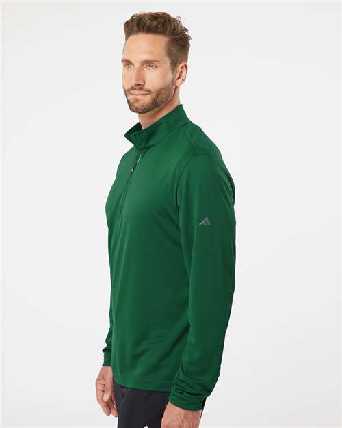 Lightweight Quarter-Zip Pullover - OnModelSide - B01153542 - Collegiate Green