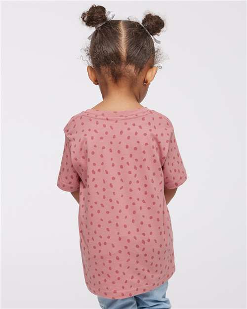 Toddler Fine Jersey Tee - OnModelBack - B31838393 - Mauvelous Spot