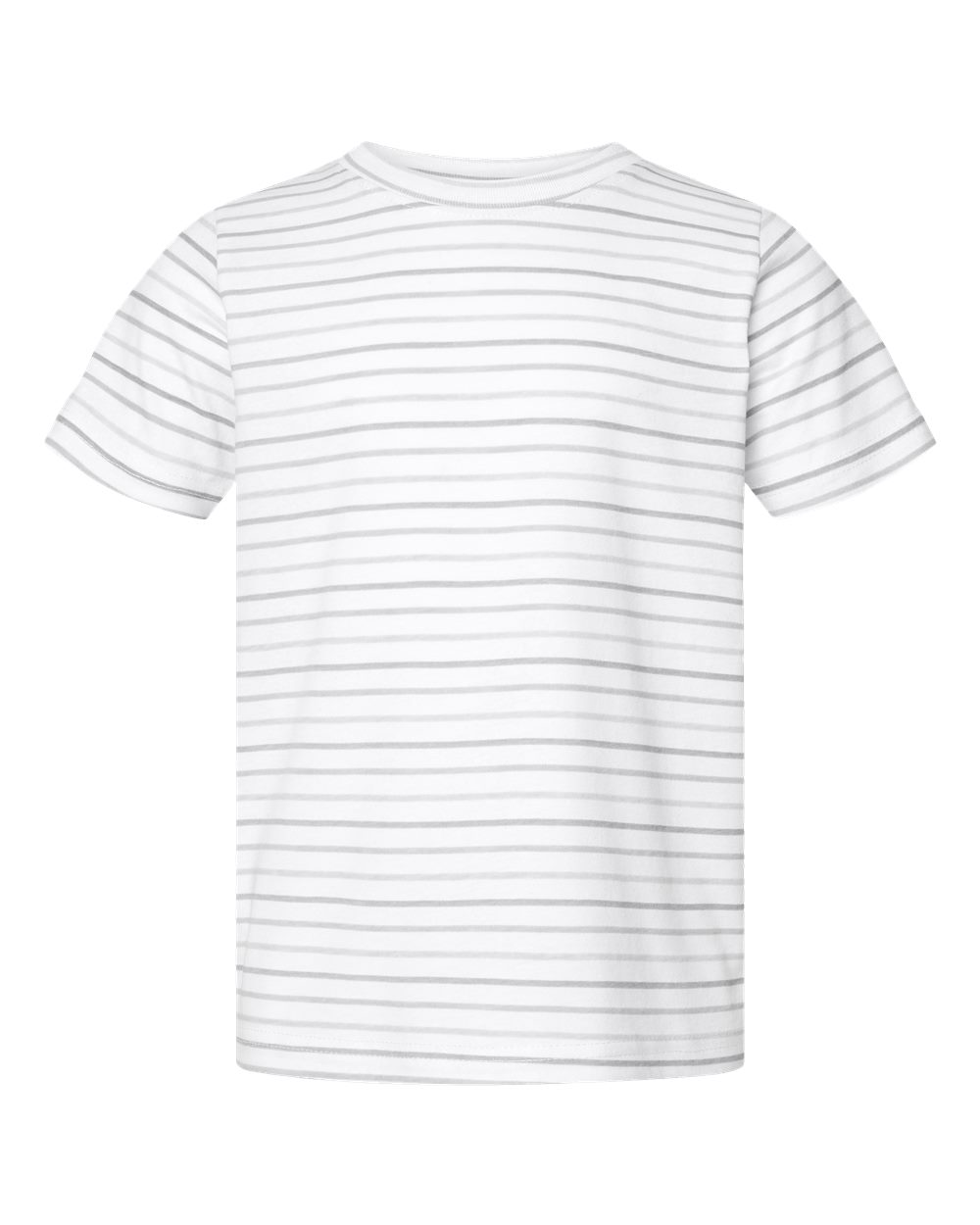 Toddler Fine Jersey Tee - Front - B31838453 - Shadow Stripe