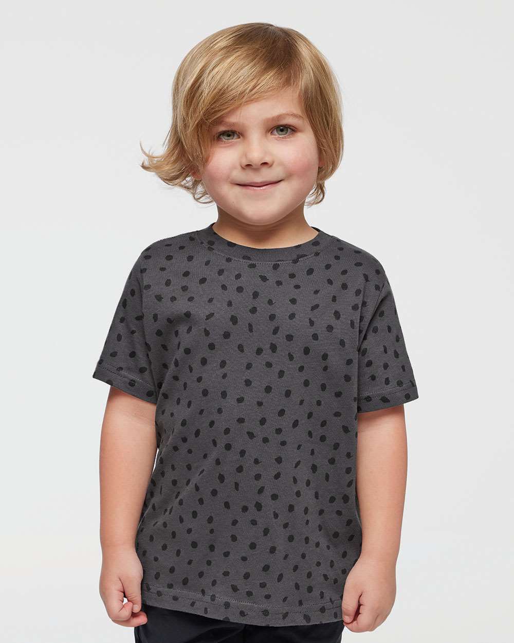Toddler Fine Jersey Tee - OnModelFront - B31838463 - Slate Spot