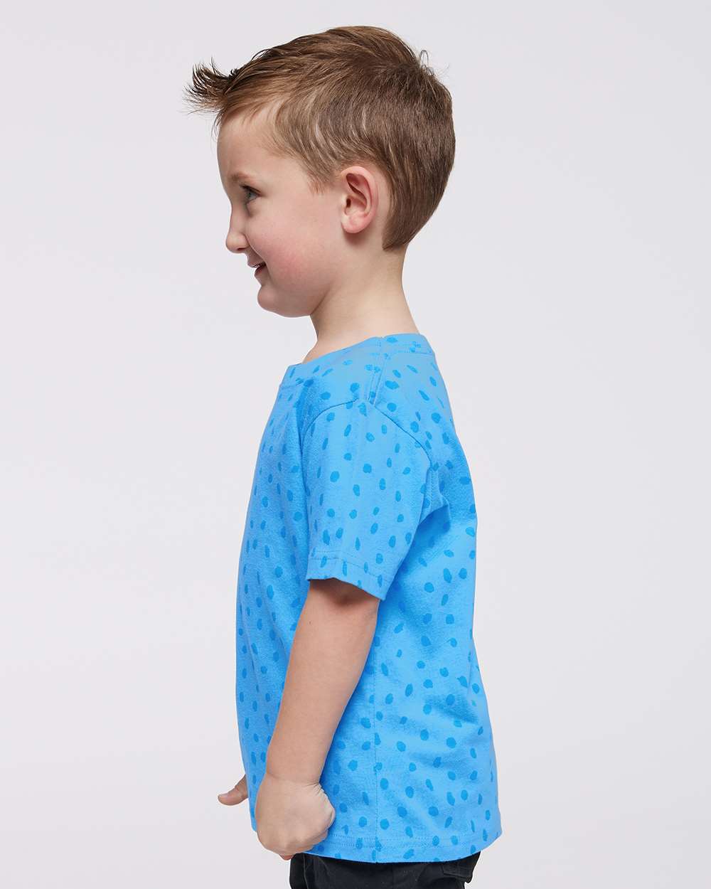 Toddler Fine Jersey Tee - OnModelSide - B31838483 - Tradewind Spot