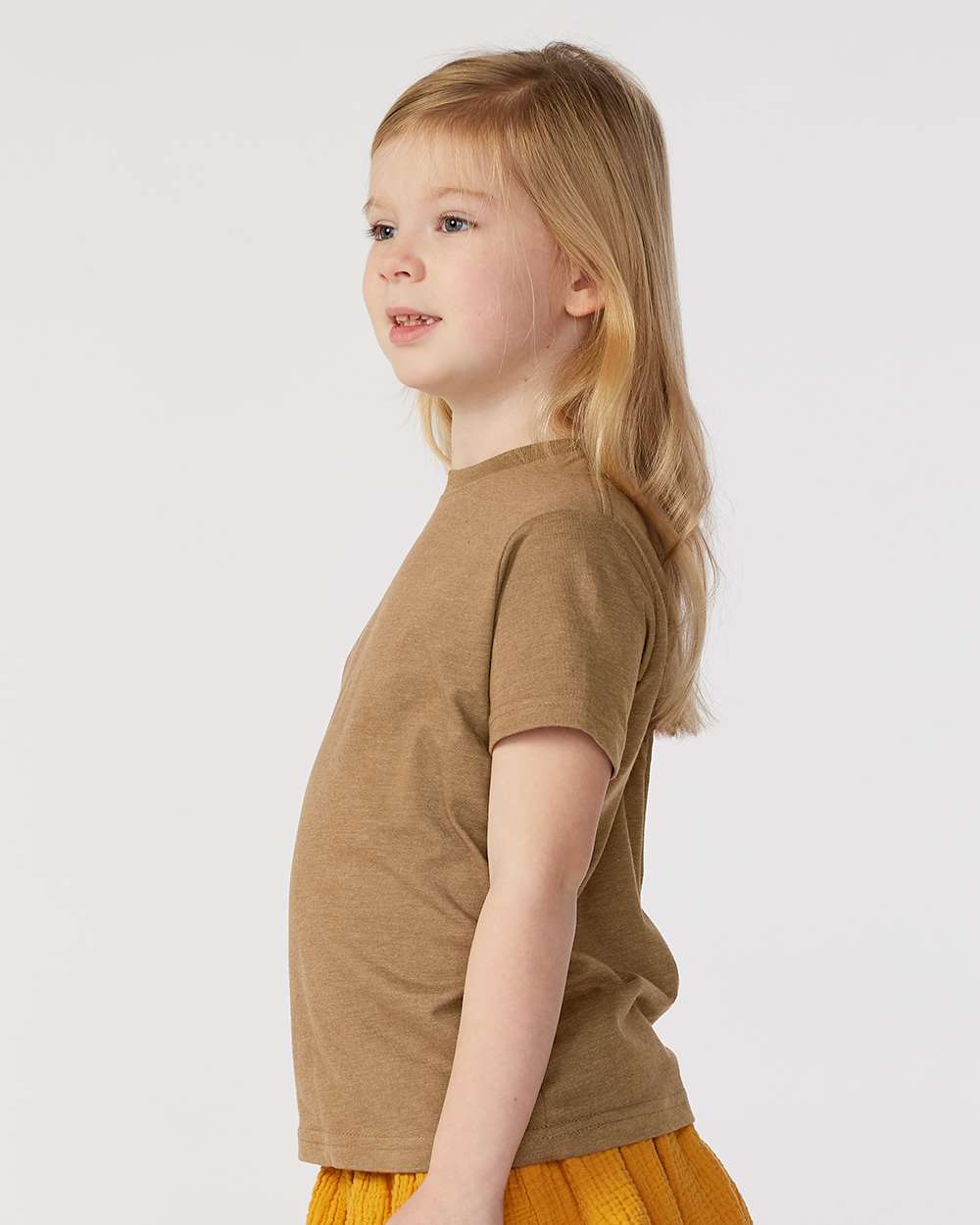 Toddler Fine Jersey Tee - OnModelSide - B31838493 - Vintage Coyote Brown