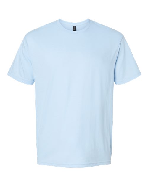 Softstyle® CVC T-Shirt - Front - B00260443 - Light Blue Mist