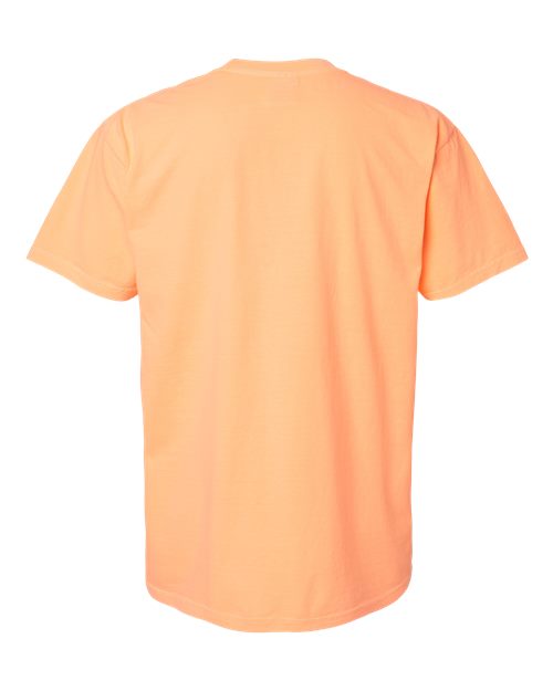Garment-Dyed Heavyweight T-Shirt - Back - B00708903 - Neon Cantaloupe