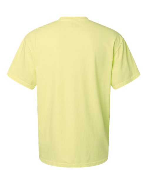 Garment-Dyed Heavyweight T-Shirt - Back - B00708913 - Neon Lemon