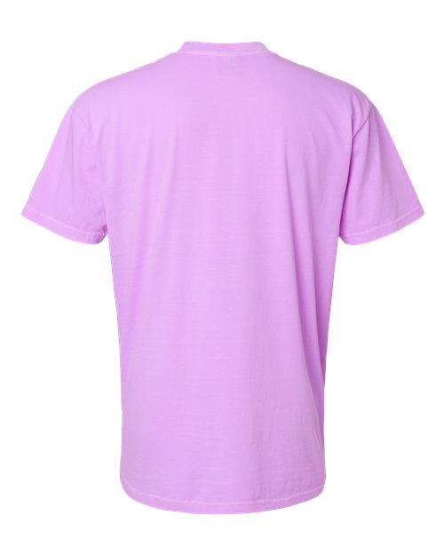 Garment-Dyed Heavyweight T-Shirt - Back - B00708923 - Neon Violet