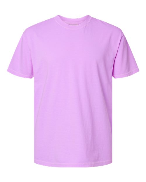 Garment-Dyed Heavyweight T-Shirt - Front - B00708923 - Neon Violet