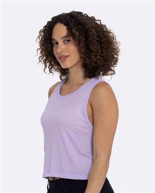 Women's Festival Crop Tank - OnModelSide - B03518122 - Lavender