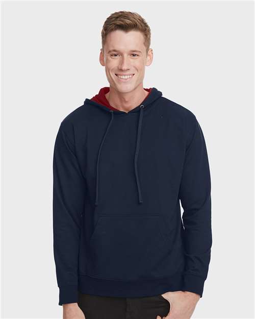 Laguna Hoodie - Front - B27318532 - Midnight Navy/ Cardinal
