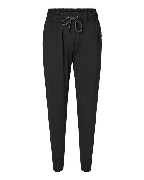Eco Revive™ Women's Ventura Soft Knit Joggers - Front - B23364503 - Black