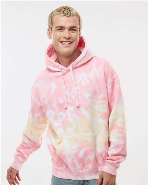 Tie-Dyed Hooded Sweatshirt - styleImage