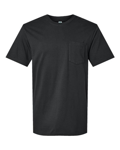 Classic Pocket T-Shirt - Front - B10672503 - Black