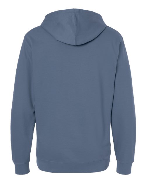 Midweight Hooded Sweatshirt - Back - B23676422 - Storm Blue