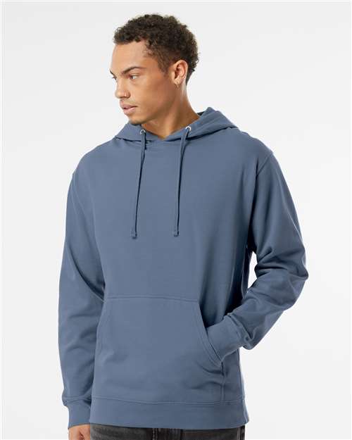 Midweight Hooded Sweatshirt - OnModelFront - B23676423 - Storm Blue