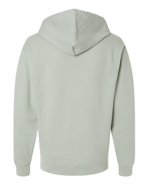 Midweight Hooded Sweatshirt - Back - B23676432 - Dusty Sage