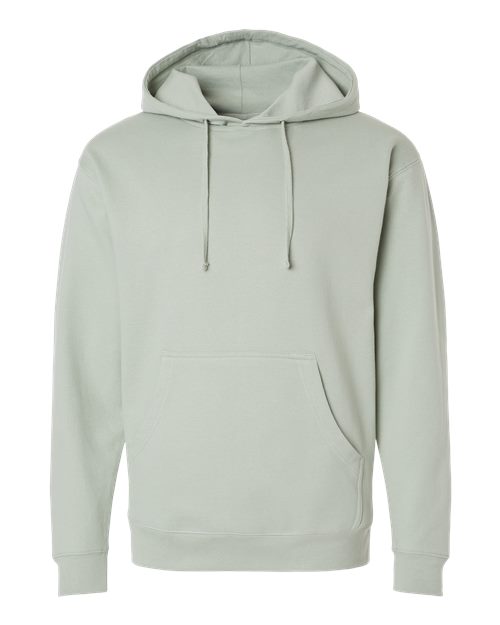 Midweight Hooded Sweatshirt - Front - B23676433 - Dusty Sage