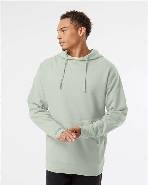Midweight Hooded Sweatshirt - OnModelFront - B23676433 - Dusty Sage