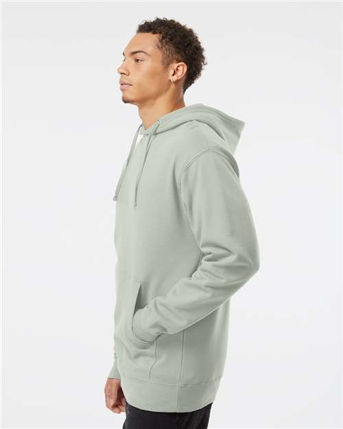 Midweight Hooded Sweatshirt - OnModelSide - B23676433 - Dusty Sage