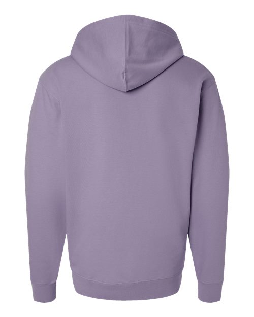Midweight Hooded Sweatshirt - Back - B23676452 - Plum