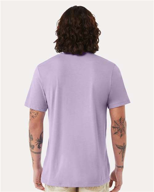Triblend Tee - OnModelBack - B84706452 - Dark Lavender Triblend
