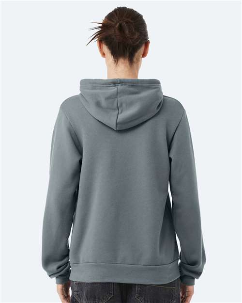 Sponge Fleece Hoodie - OnModelBack - B86306802 - Blue Storm