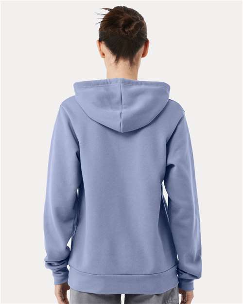 Sponge Fleece Hoodie - OnModelBack - B86306812 - Lavender Blue