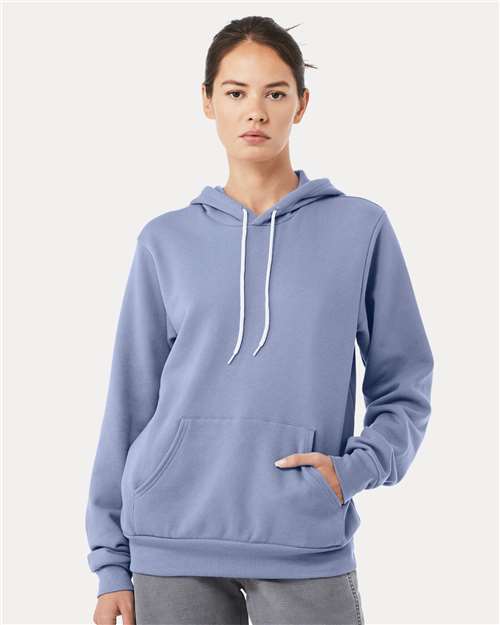 Sponge Fleece Hoodie - OnModelFront - B86306812 - Lavender Blue