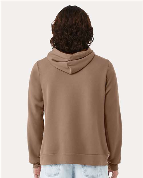 Sponge Fleece Hoodie - OnModelBack - B86306822 - Vintage Brown