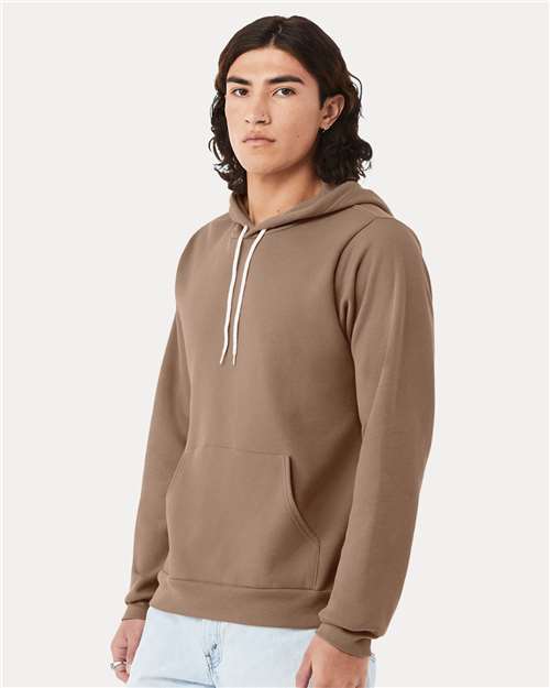 Sponge Fleece Hoodie - OnModelSide - B86306822 - Vintage Brown