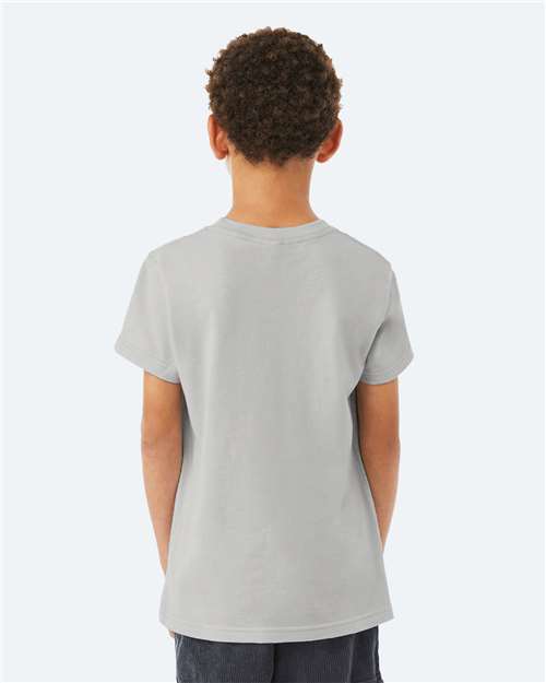 Youth Jersey Tee - OnModelBack - B38006233 - Solid Athletic Grey