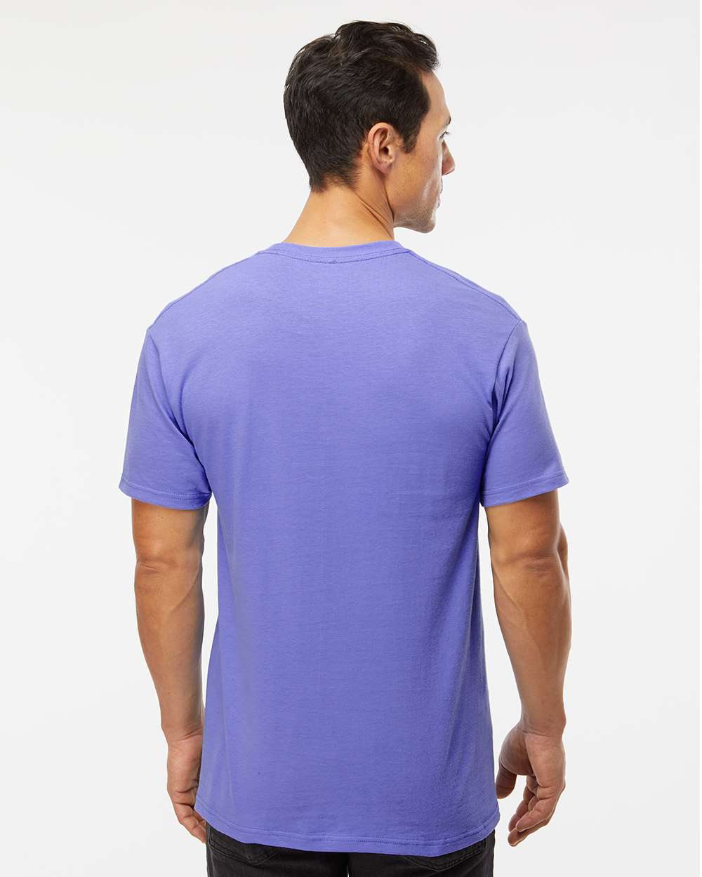 Gold Soft Touch T-Shirt - OnModelBack - B01542683 - Violet