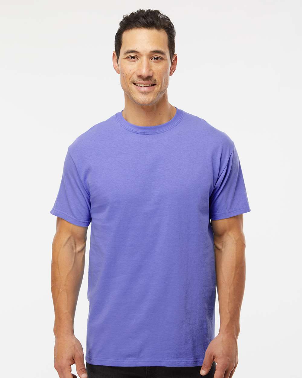 Gold Soft Touch T-Shirt - OnModelFront - B01542683 - Violet